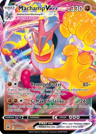 Machamp VMAX 73/189 Holofoil - Ultra Rare - SWSH10: Astral Radiance