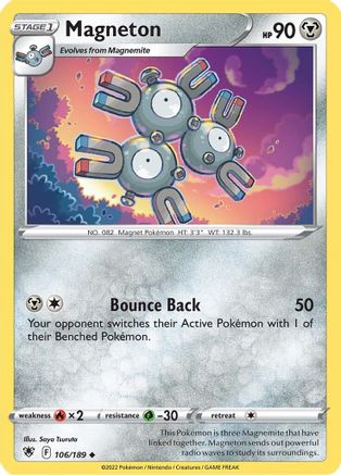Magneton 106/189  - Uncommon - SWSH10: Astral Radiance