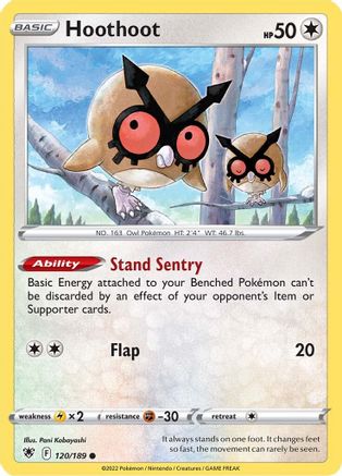 Hoothoot 120/189  - Common - SWSH10: Astral Radiance