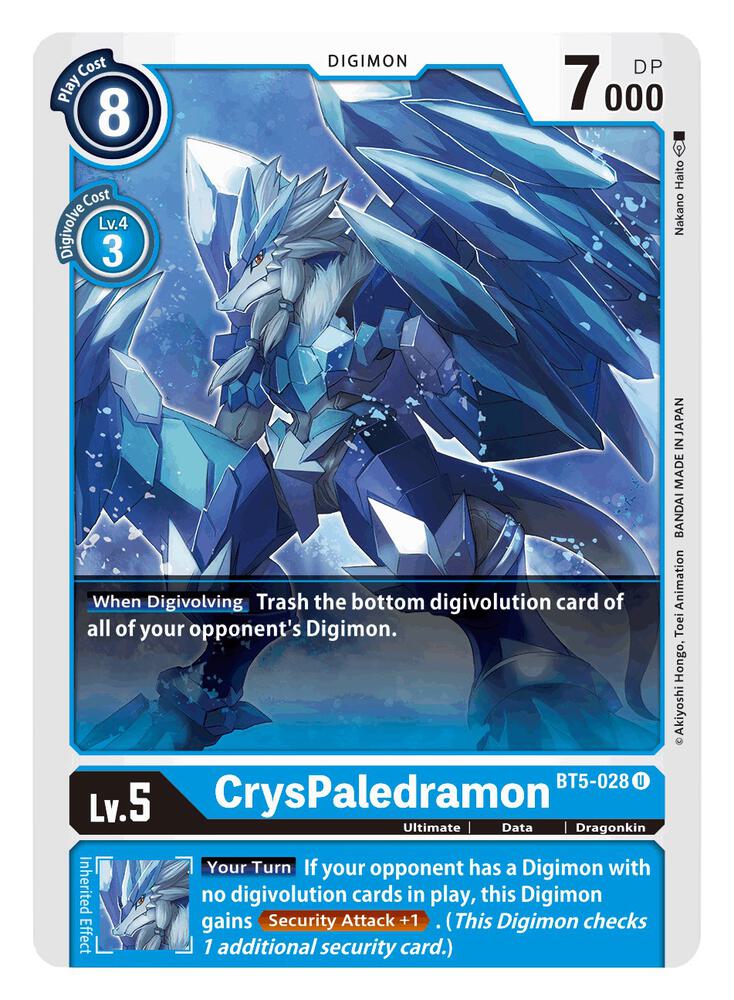 CrysPaledramon BT5-028 U (Battle of Omni) 