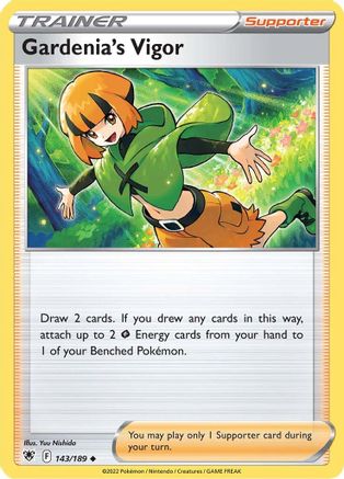 Gardenia's Vigor 143/189  - Uncommon - SWSH10: Astral Radiance