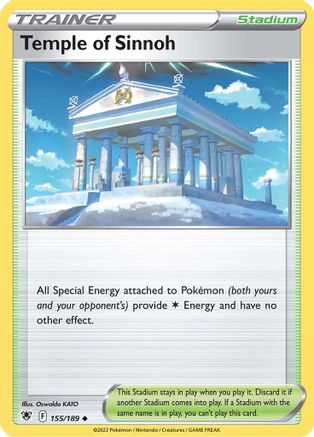 Temple of Sinnoh 155/189  - Uncommon - SWSH10: Astral Radiance
