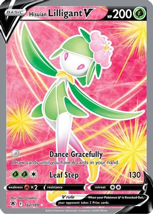 Hisuian Lilligant V (Full Art) 162/189 Holofoil - Ultra Rare - SWSH10: Astral Radiance