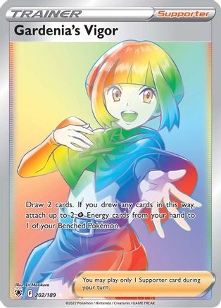 Gardenia's Vigor (Secret) 202/189 Holofoil - Secret Rare - SWSH10: Astral Radiance