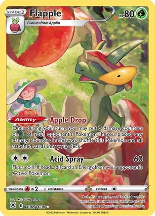 Flapple TG02/30 Holofoil - Ultra Rare - SWSH10: Astral Radiance Trainer Gallery