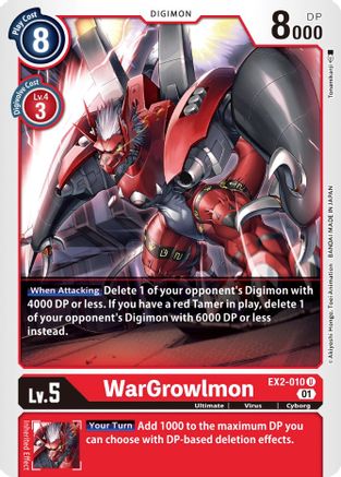 WarGrowlmon (EX2-010)  Uncommon - Digital Hazard