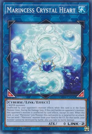 Marincess Crystal Heart (LED9-EN042) - Common - 1st Edition - Legendary Duelists: Duels From the Deep