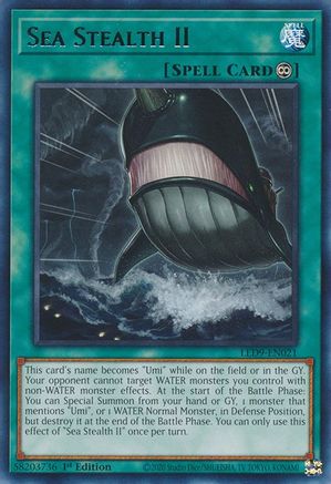 Sea Stealth II (LED9-EN021) - Rare - Legendary Duelists: Duels From the Deep