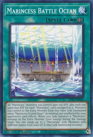 Marincess Battle Ocean (LED9-EN044) - Common - 1st Edition - Legendary Duelists: Duels From the Deep