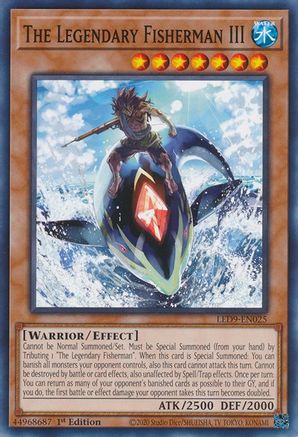 The Legendary Fisherman III (LED9-EN025) - Common - 1st Edition - Legendary Duelists: Duels From the Deep