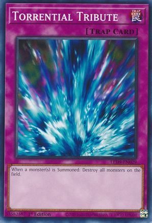 Torrential Tribute (LED9-EN029) - Common - 1st Edition - Legendary Duelists: Duels From the Deep