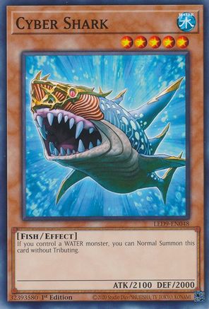 Cyber Shark (LED9-EN048) - Common - Legendary Duelists: Duels From the Deep