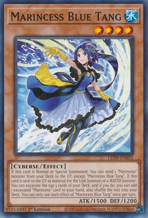 Marincess Blue Tang (LED9-EN051) - Common - 1st Edition - Legendary Duelists: Duels From the Deep