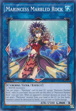 Marincess Marbled Rock (LED9-EN054) - Common - 1st Edition - Legendary Duelists: Duels From the Deep