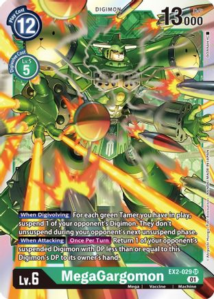 MegaGargomon (EX2-029) Foil Super Rare - Digital Hazard
