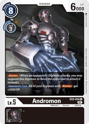 Andromon (EX2-034)  Common - Digital Hazard