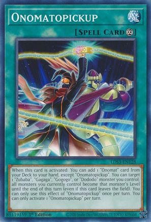 Onomatopickup (LDS3-EN128) - Common - 1st Edition - Legendary Duelists: Season 3