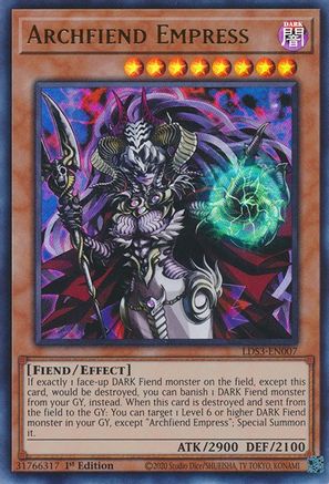 Archfiend Empress (LDS3-EN007) - Ultra Rare - 1st Edition - Legendary Duelists: Season 3
