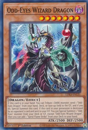 Odd-Eyes Wizard Dragon (LDS3-EN131) - Common - 1st Edition - Legendary Duelists: Season 3