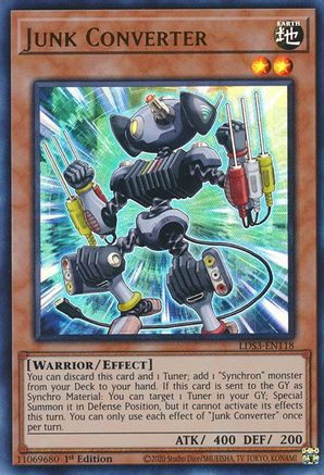 Junk Converter (LDS3-EN118) - Ultra Rare - 1st Edition - Legendary Duelists: Season 3