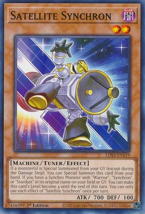 Satellite Synchron (LDS3-EN119) - Common - 1st Edition - Legendary Duelists: Season 3
