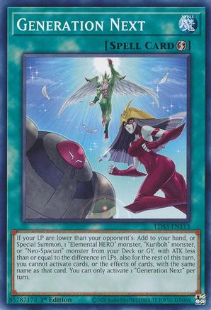 Generation Next (LDS3-EN113) - Common - 1st Edition - Legendary Duelists: Season 3