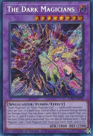 The Dark Magicians (LDS3-EN090) - Secret Rare - Limited - Legendary Duelists: Season 3