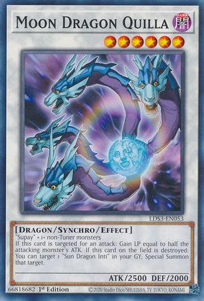 Moon Dragon Quilla (LDS3-EN053) - Common - 1st Edition - Legendary Duelists: Season 3