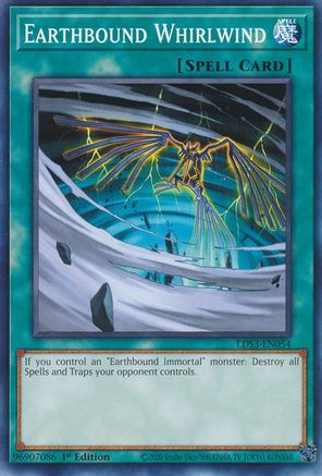 Earthbound Whirlwind (LDS3-EN054) - Common - 1st Edition - Legendary Duelists: Season 3