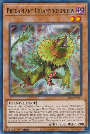 Predaplant Chlamydosundew (LDS3-EN071) - Common - 1st Edition - Legendary Duelists: Season 3