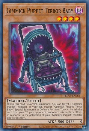 Gimmick Puppet Terror Baby (LDS3-EN062) - Common - Legendary Duelists: Season 3