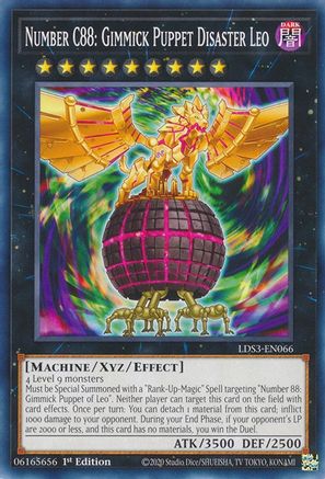 Number C88: Gimmick Puppet Disaster Leo (LDS3-EN066) - Common - 1st Edition - Legendary Duelists: Season 3