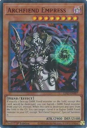 Archfiend Empress (Red) (LDS3-EN007) - Ultra Rare - Legendary Duelists: Season 3