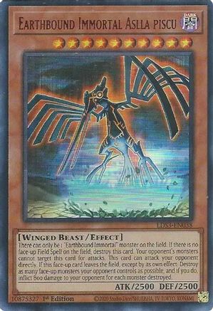 Earthbound Immortal Aslla Piscu (Red) (LDS3-EN038) - Ultra Rare - 1st Edition - Legendary Duelists: Season 3