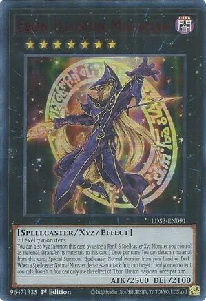 Ebon Illusion Magician (Red) (LDS3-EN091) - Ultra Rare - 1st Edition - Legendary Duelists: Season 3