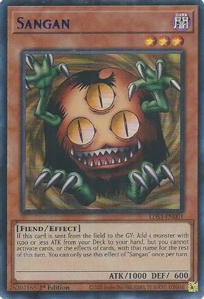 Sangan (Blue) (LDS3-EN001) - Ultra Rare - Legendary Duelists: Season 3
