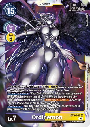 Ordinemon (BT9-082) Foil Super Rare - X Record
