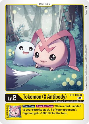 Tokomon (X Antibody) (BT9-003)  Uncommon - X Record