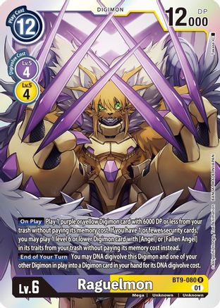 Raguelmon (BT9-080) Foil Rare - X Record