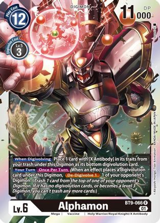 Alphamon (BT9-066) Foil Rare - X Record
