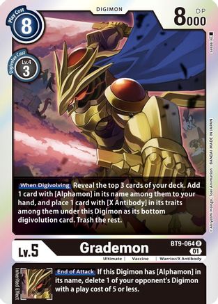 Grademon (BT9-064) Foil Rare - X Record