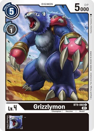 Grizzlymon (BT9-060)  Common - X Record