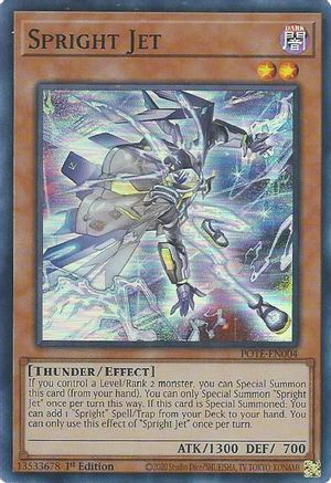 Spright Jet (POTE-EN004) - Super Rare - Power of the Elements