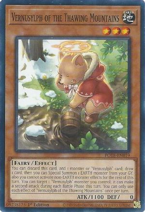Vernusylph of the Thawing Mountains (POTE-EN019) - Common - Power of the Elements
