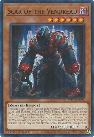 Scar of the Vendread (POTE-EN024) - Common - Unlimited - Power of the Elements