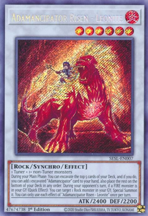 Adamancipator Risen Leonite SESL-EN007 (Secret Slayers)  - 1st Edition