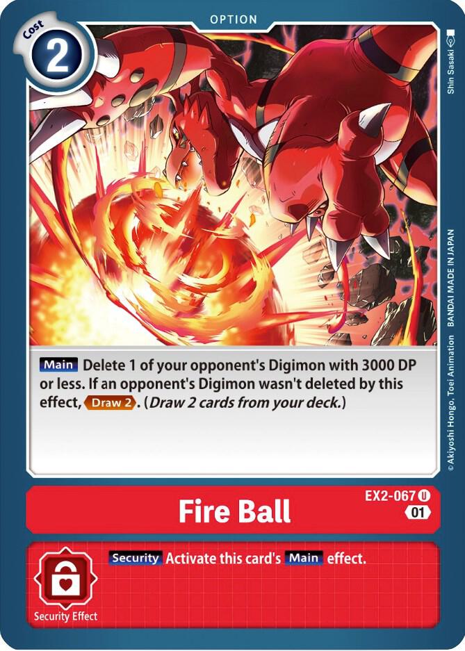 Fire Ball EX2-067 U (Digital Hazard) 