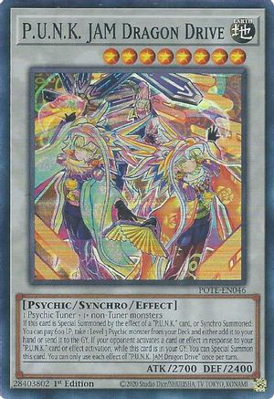 P.U.N.K. JAM Dragon Drive (POTE-EN046) - Super Rare - Unlimited - Power of the Elements