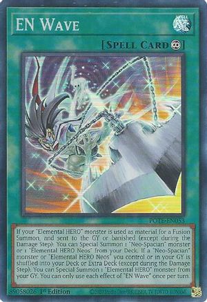 EN Wave (POTE-EN053) - Super Rare - Unlimited - Power of the Elements