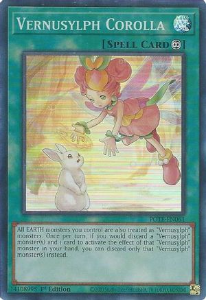 Vernusylph Corolla (POTE-EN061) - Super Rare - Power of the Elements